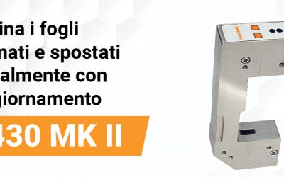 Elimina i fogli inclinati e spostati lateralmente con l’aggiornamento IS430 MK II