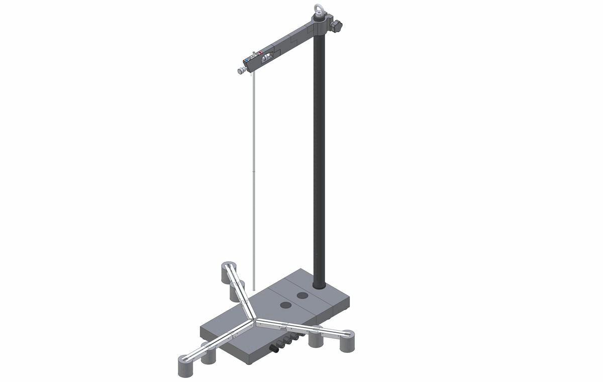 Großer Dosenhalter IS9015XXL für Porositätsmessgeräte