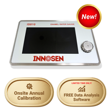 IS810 EnamelPro™ enamel rating gauge for testing lacquer coating integrity on metal packaging