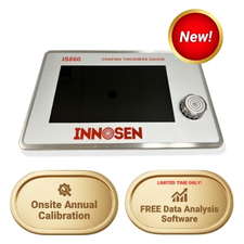 IS860 CoatPro™ coating thickness gauge for measuring dry lacquer coating on metal cans