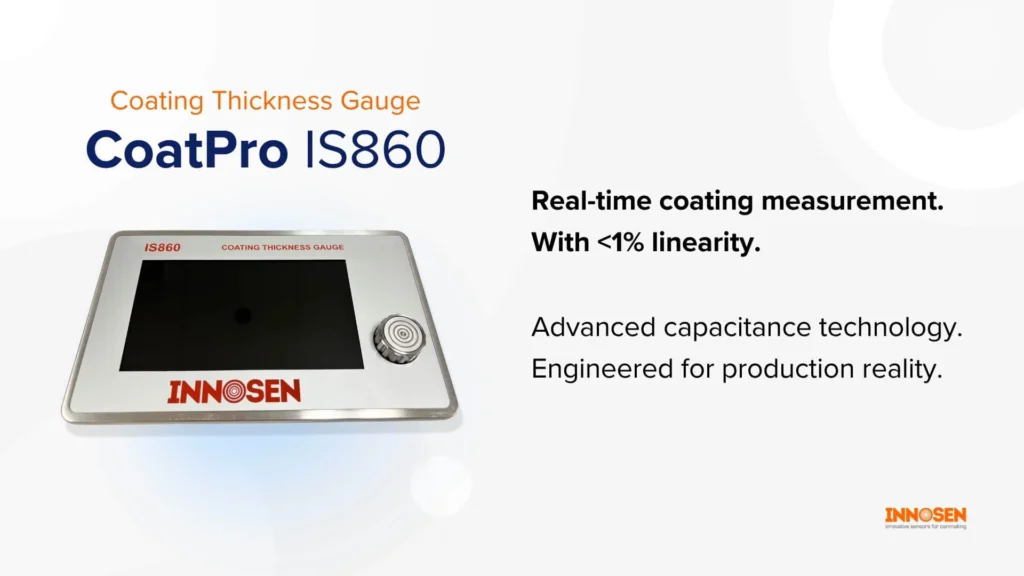 IS860 CoatPro™ coating thickness gauge for coating quality control in canmaking