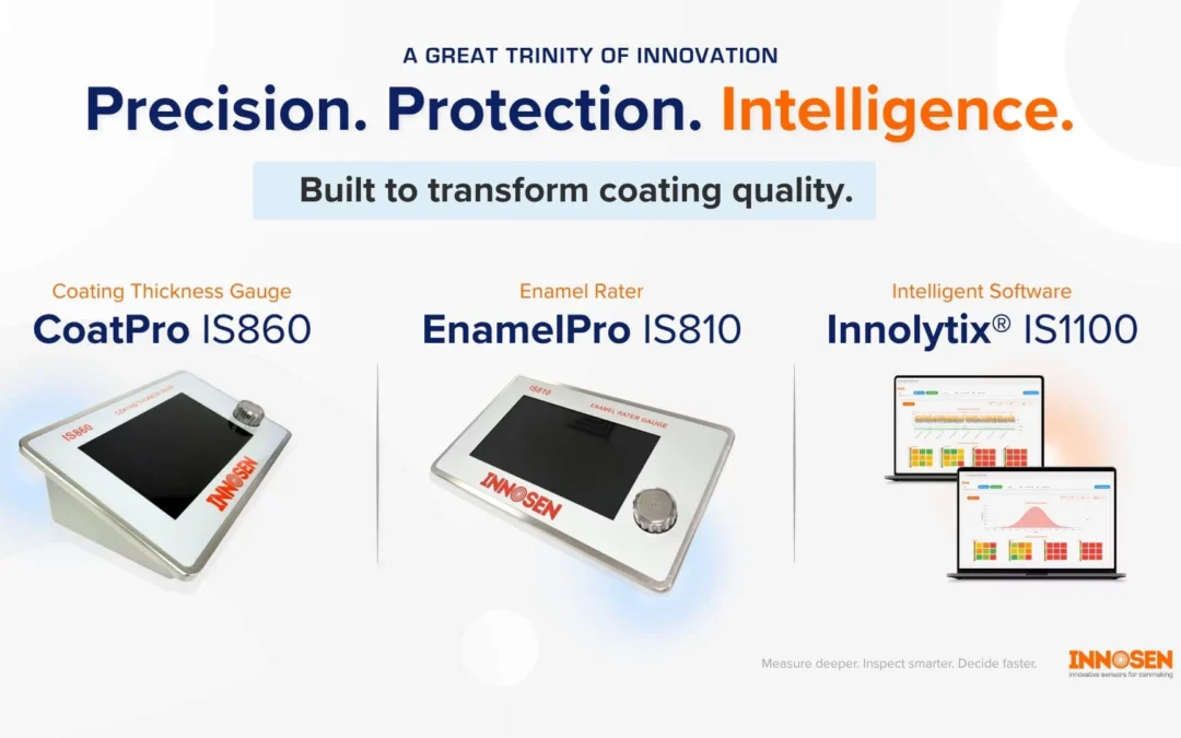 Innosen-Trio für Beschichtungsqualität: IS860 CoatPro™, IS810 EnamelPro™ und IS1100 Innolytix®