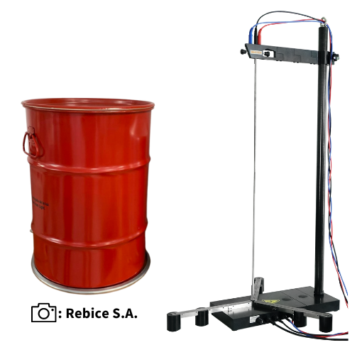 IS9015XXL large can stand for enamel rating drums, pails and extra-large cans