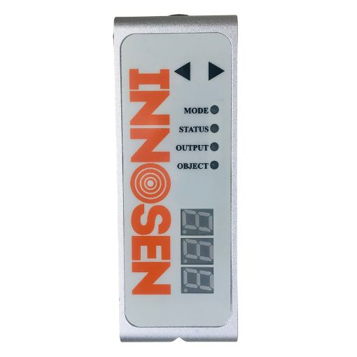 IS670 control panel IS670 control panel with MODE, STATUS, OUTPUT and OBJECT LEDs, arrow buttons and digital display