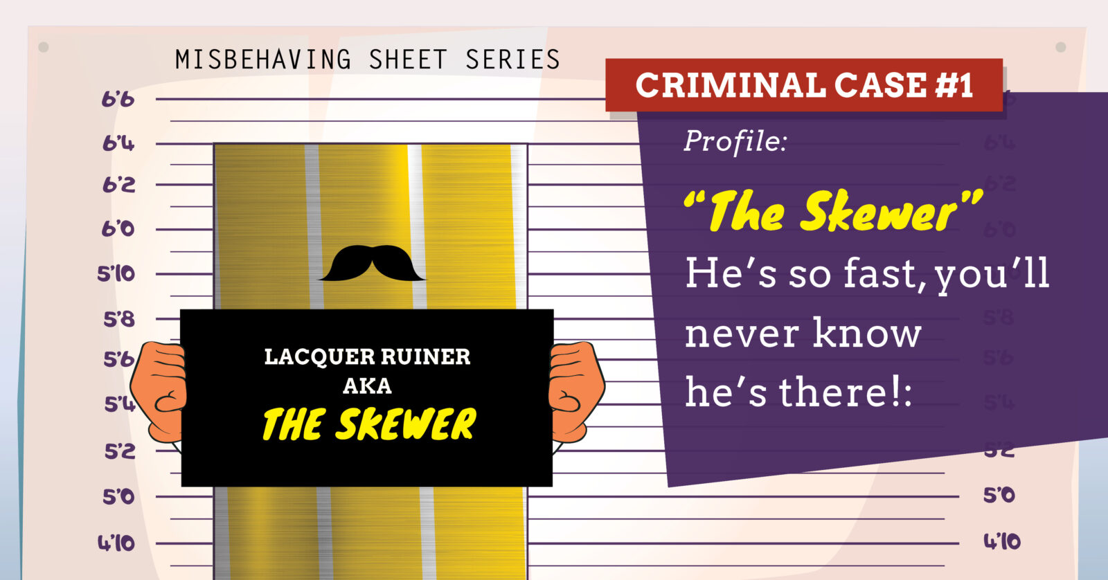 Misbehaving Sheets case #1, "The Skewer": a skewed metal sheet that rotates as it enters the coater and ruins lacquer margins